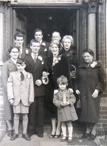 Mum & Dad's Wedding Ealing 1955